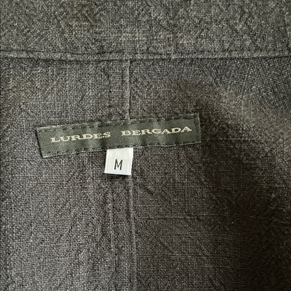 Lurdes Bergada Black Women's Button-Up Blazer - Picture 10 of 16